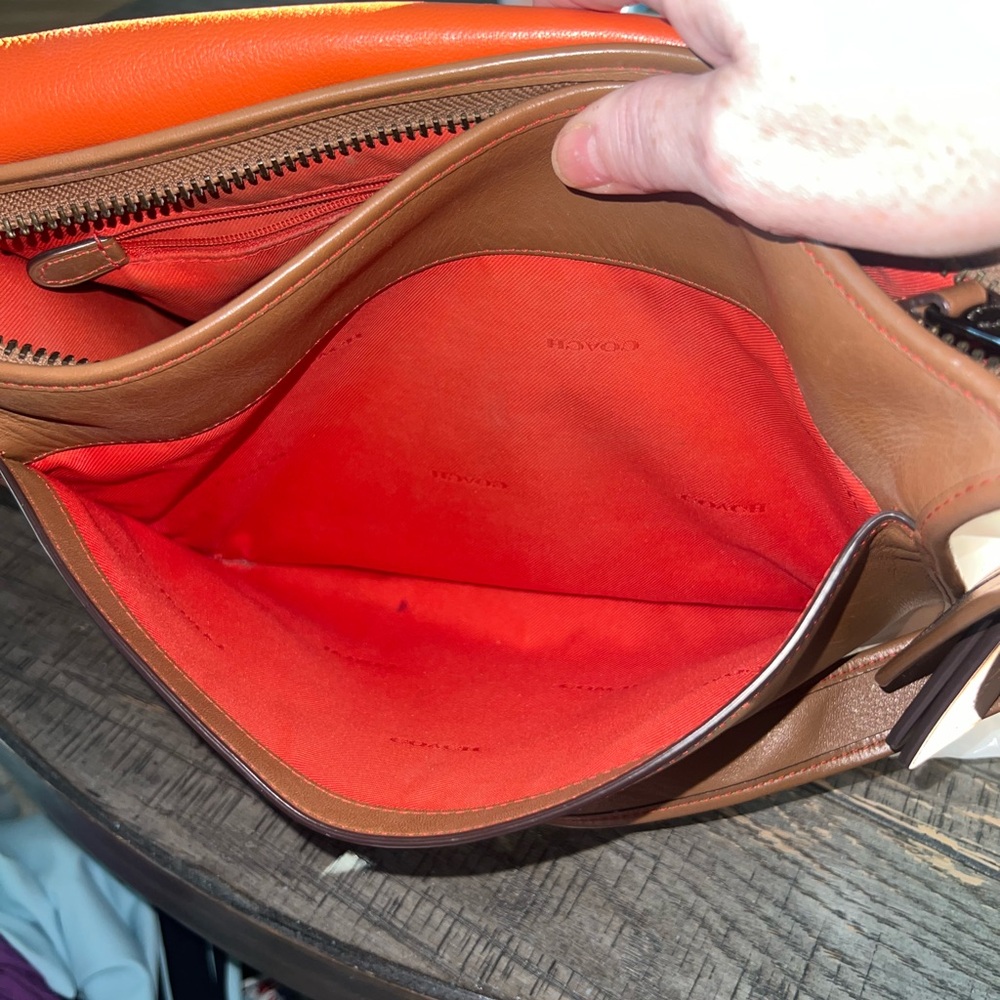 Coach Limited Edition Glovetanned Leather Crossbody Saddle Bag l, excellent!! - Picture 5 of 13